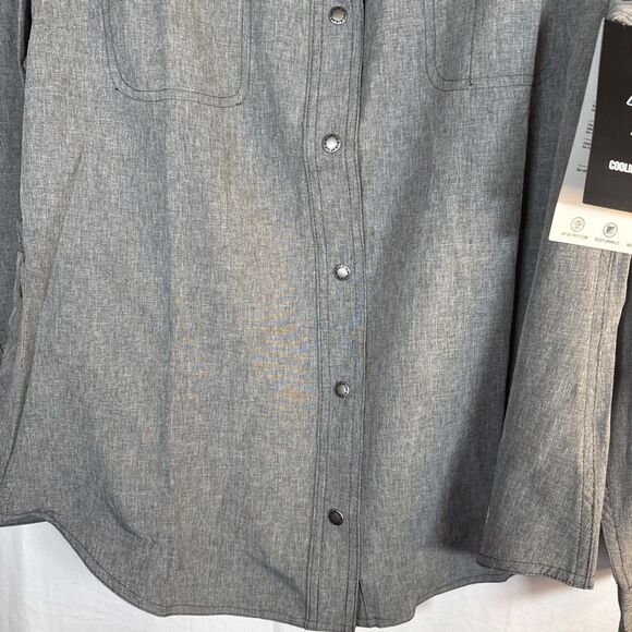 Dickies Women’s Long‑Sleeve Temp‑IQ® Cooling Utility Shirt, Gray Large NWT - Picture 14 of 16